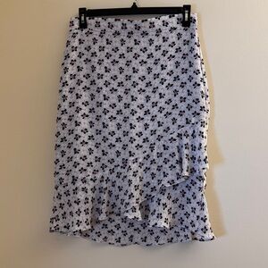 ANN TAYLOR Floral Midi Skirt